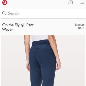 Lululemon On the Fly pant